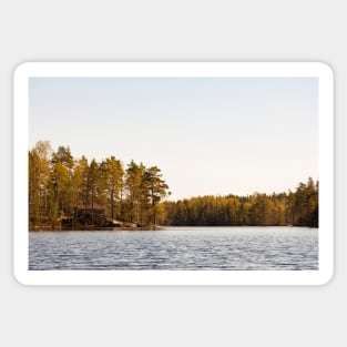 Finnish Lake Sticker